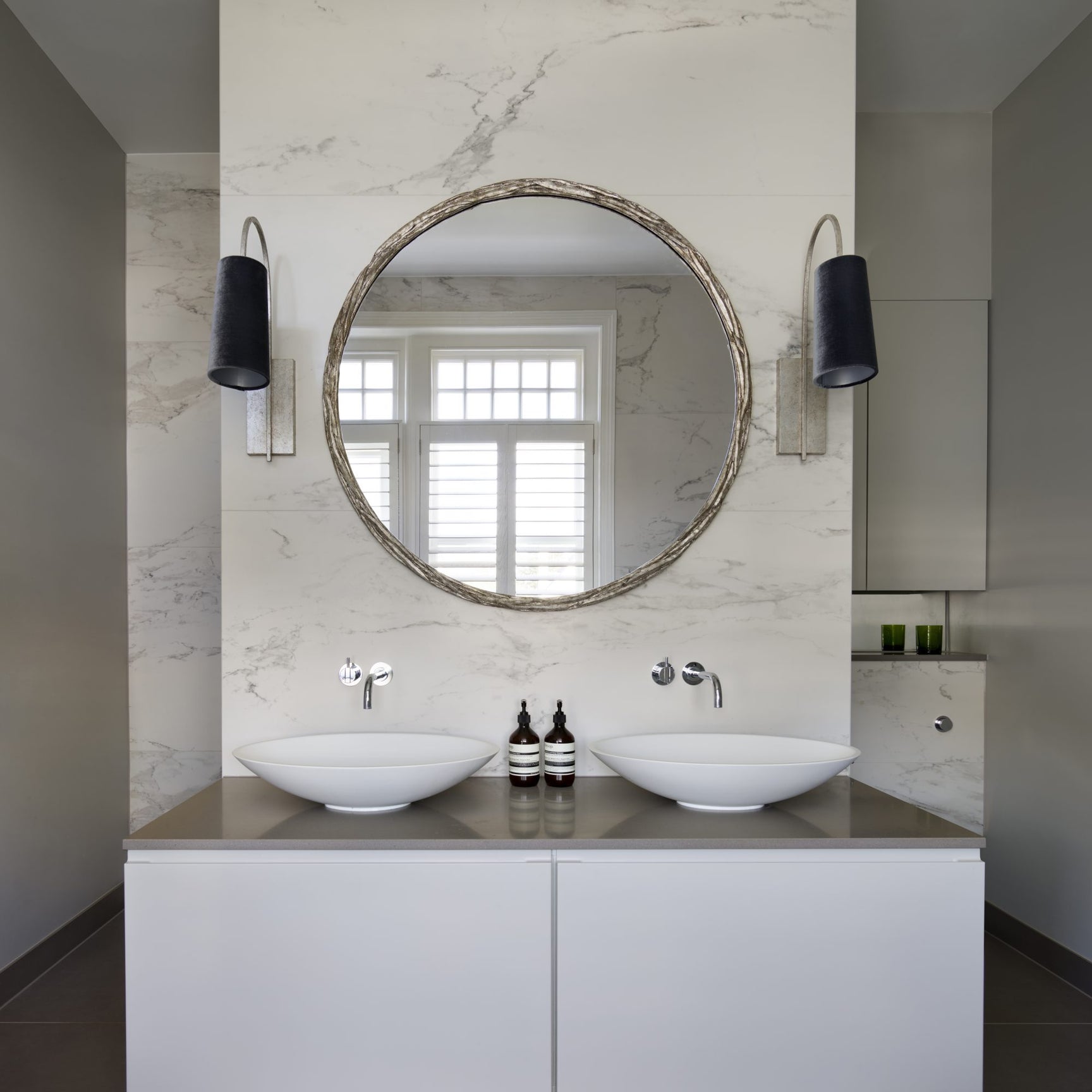 Porta Romana Laurel mirror featured in Amanda Durham Interior Design