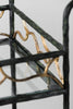 Verdigris with Gold and Clear glass