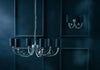Holbein Chandelier and Holbein wall light large