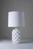 Plaster White shown with 15" Fez in Chalk Linen with Cream Card lining