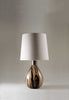 Moth with Bronze Collar shown with 14" Bongo in Natural Linen with Cream Card lining