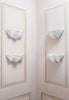 Clam Shell's in Plaster White, Designed by Katharine Howard