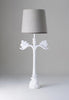 Plaster White shown with 13" Bongo in Oat Linen and Vole trim with Cream card lining