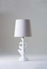 Plaster White shown with 11" Bongo in Natural Linen with Cream Card lining