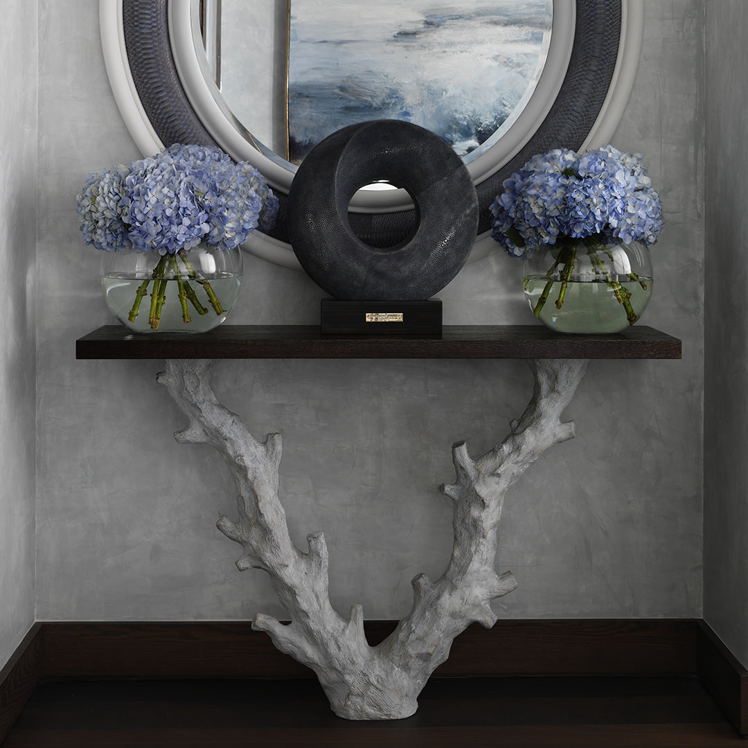 Porta Romana Twig console featured in AMP Interiors