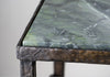 New Bronze with Verde Fantastico Honed Marble