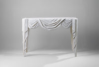 Anziano White with Romano Travertine unfilled & honed | CCT67