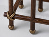 Walnut Stained Oak with French Brass