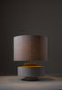 Stone shown with 14" Tall Cylinder in Natural Linen and Cream Card lining