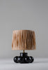 Black with 10" Drum in Raffia