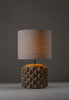Almond shown with 12" Low Hat in Natural Linen and Cream Card lining