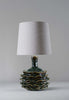 Reactive Moss with 12" Bongo in Natural Linen and Cream Card lining