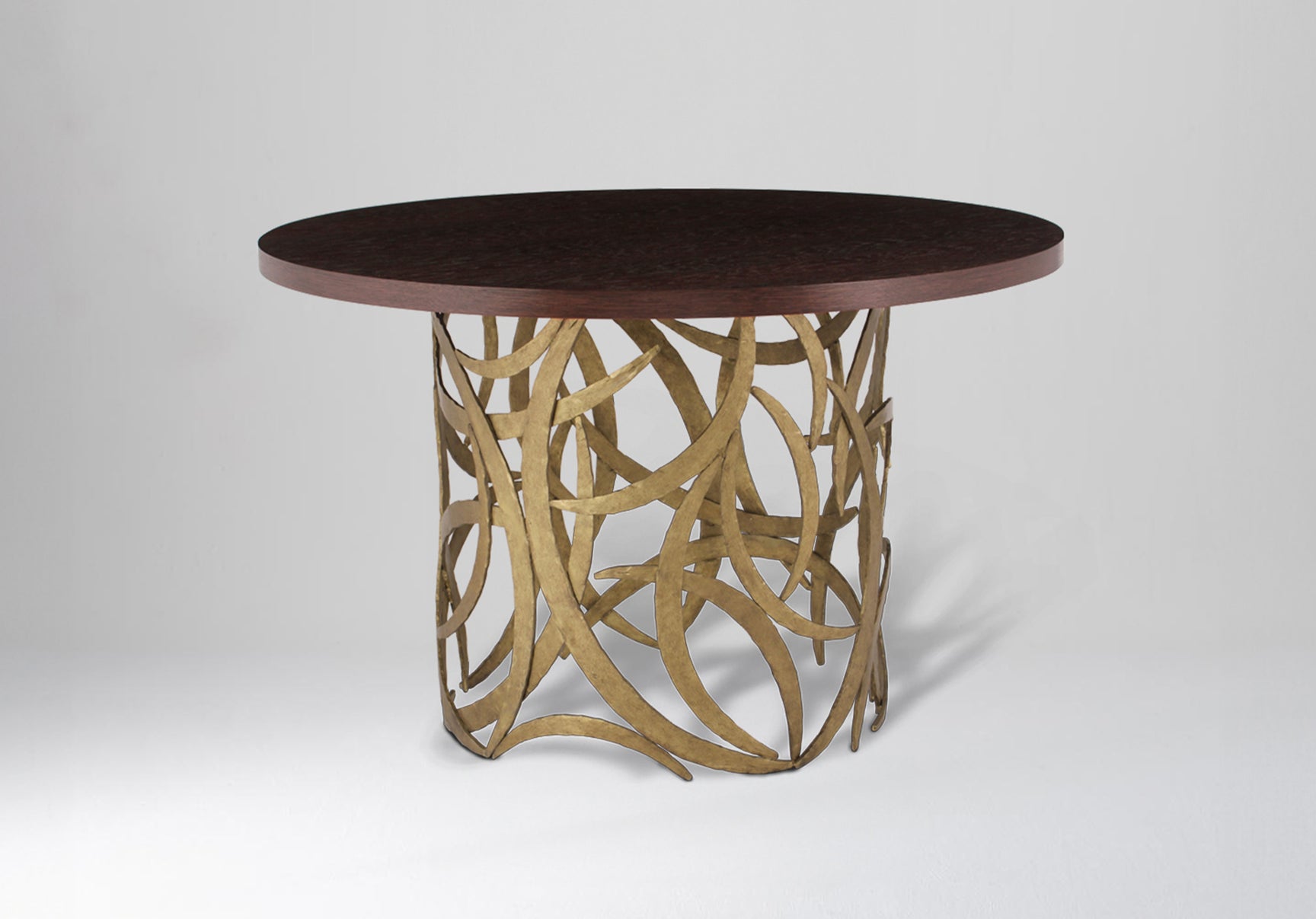 French Brass shown with Dark Fumed Oak Top
