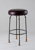 Bronzed with Distressed Gold and COM seat pad