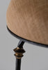 Bronzed with Distressed Gold and Straw Linen seat pad