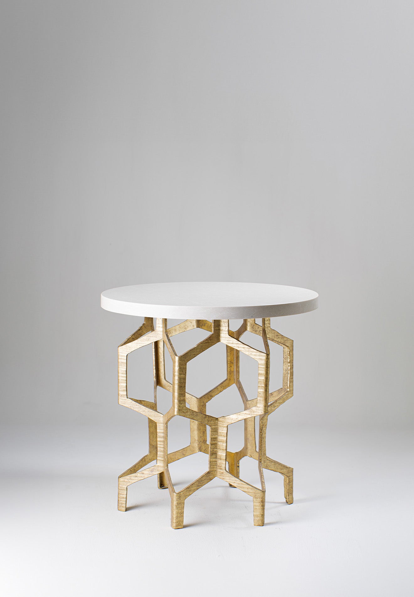 Decayed Gold with Faux Limestone top