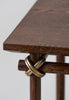 Walnut Stained Oak with French Brass