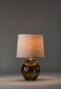 Assam and Decayed Gold with 10" Drum in Natural Linen and Cream Card lining 