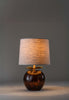 Cayenne and Decayed Gold with 10" Drum in Natural Linen and Cream Card lining 