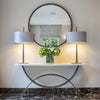Porta Romana Fishtail Console table featuring Knights Interior