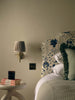 Anne's Garden with 5.5" Fez in Natural Linen Pleated | UL Backplate