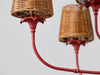 Indian Red with 5.5" Fez in Wicker