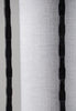 Carbon with 8" Giacometti Cylinder in Natural Linen with Cream Card Lining