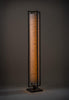Carbon with 8" Giacometti Cylinder in Natural Linen with Cream Card Lining