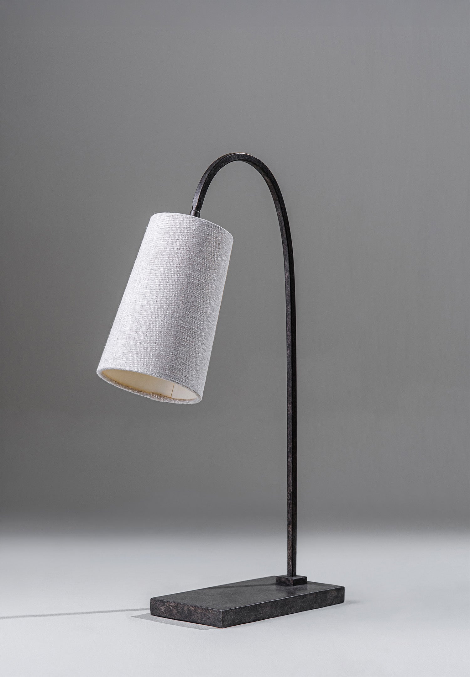 Burnt Silver shown with 5" Willow Empire in Natural Linen with Cream Card lining