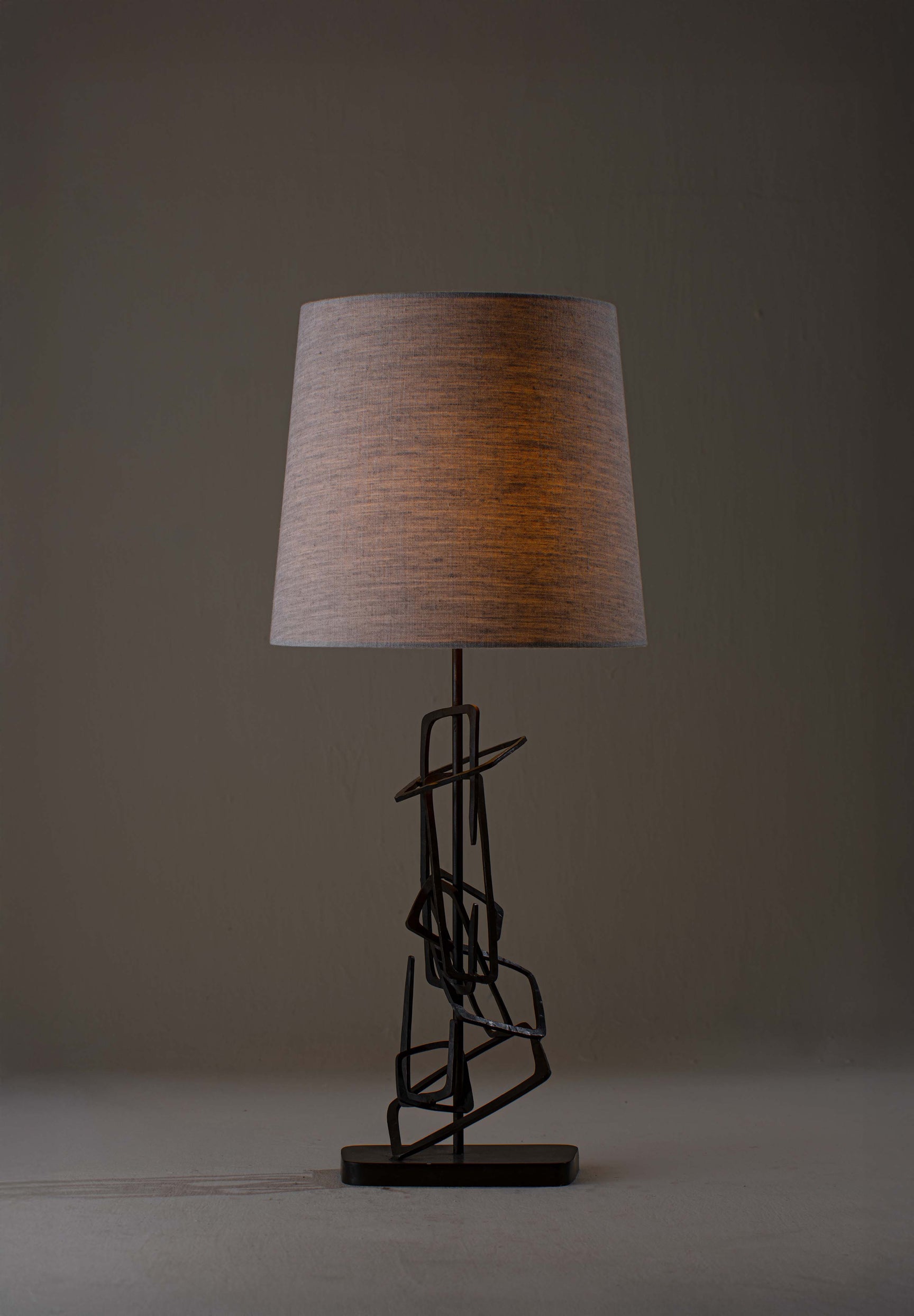 Bronzed shown with 14" Bongo in Natural Linen with Cream Card lining