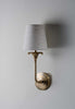 Old English Brass with 5" Bonny Fez in Natural Linen and Cream Card lining | UL Backplate