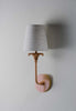 Toffee with 5" Bonny Fez in Natural Linen and Cream Card lining | UL Backplate