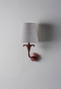 Masala with 5" Bonny Fez in Natural Linen and Cream Card lining