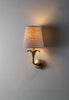 Old English Brass with 5" Bonny Fez in Natural Linen and Cream Card lining