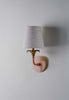 Toffee with 5" Bonny Fez in Natural Linen and Cream Card lining | UL Backplate