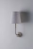 Swedish Grey with 5" Bonny Fez in Natural Linen and Cream Card lining