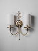 Decayed Brass shown with 2 X 4" Cylinder in Natural Linen and Cream Card Lining
