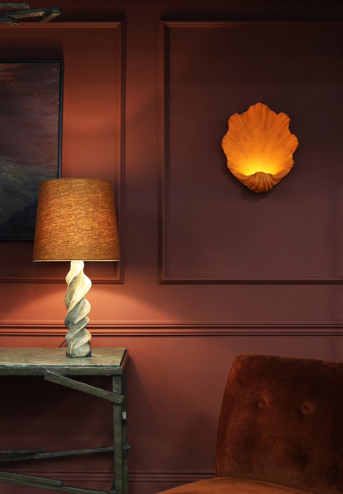 Scallop Wall Light Small