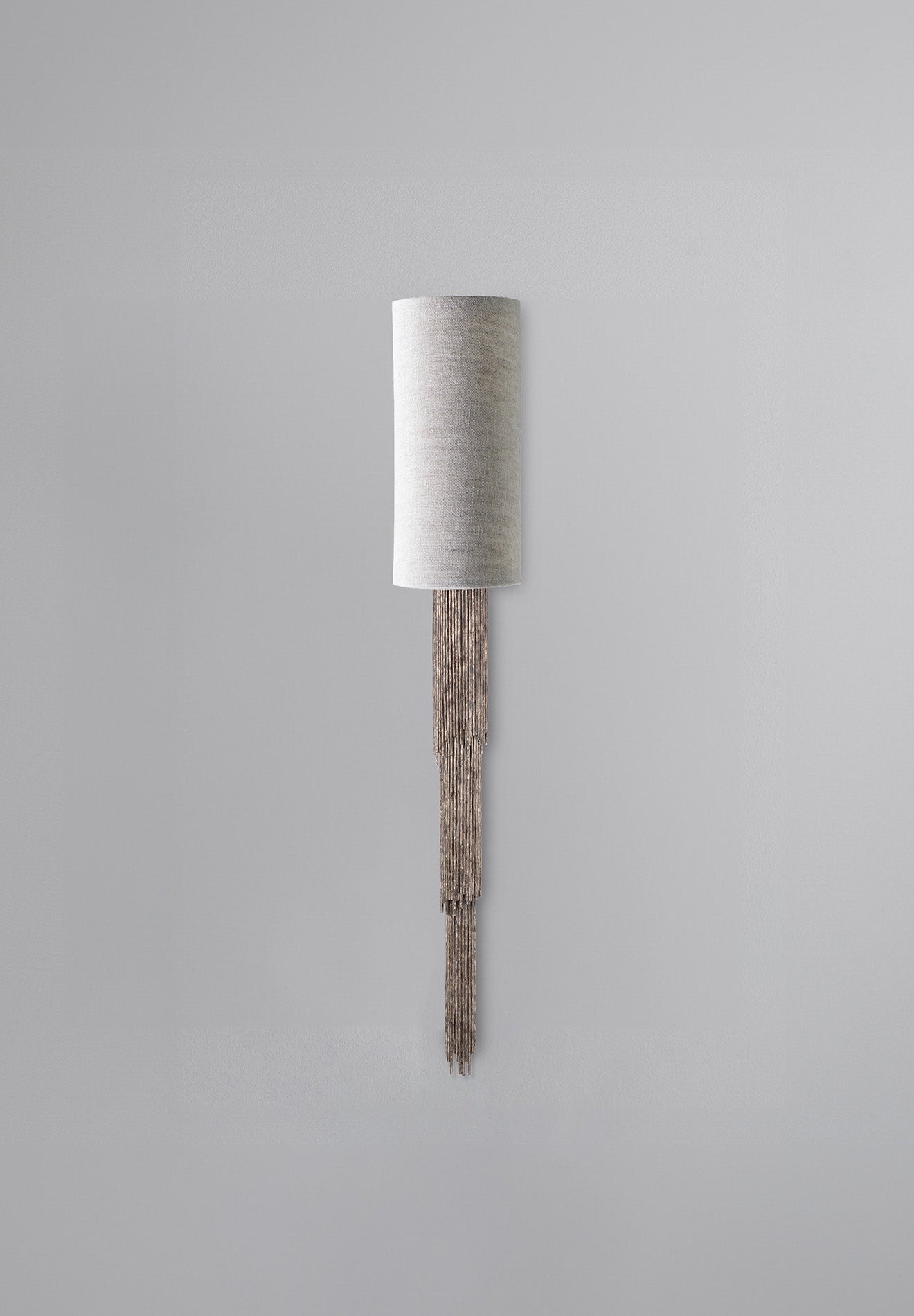 Burnt Silver shown with 6" Halley Oval in Natural Linen with Cream Card lining