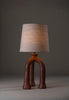 Red Earth with 11" Bongo in Natural Linen with Cream Card Lining