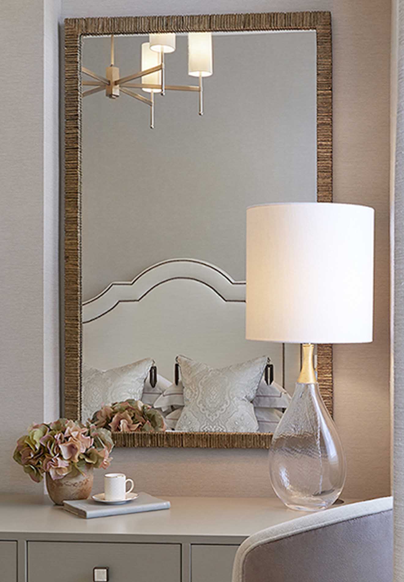 Porta Romana Trevose mirror featured in Sophie Paterson's Interior, photography by Ray Main