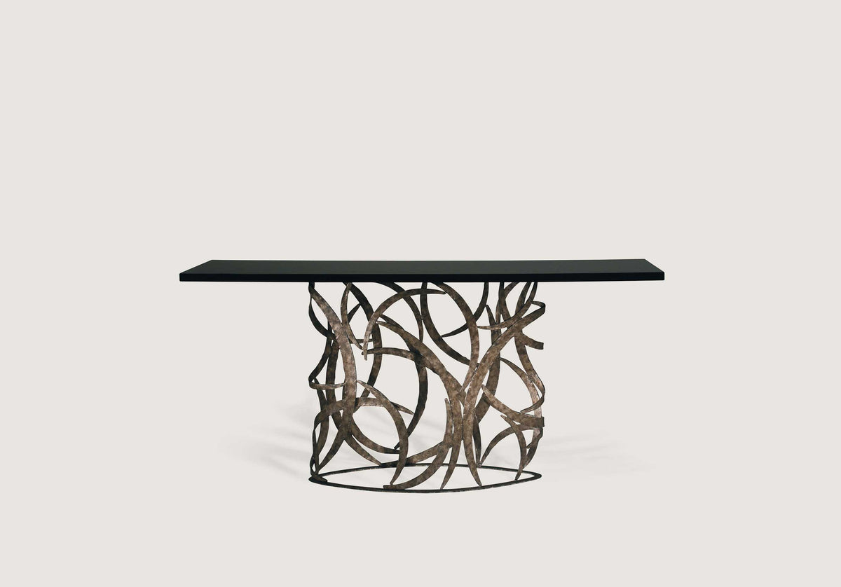 Elliptical Miro Console Table – Porta Romana