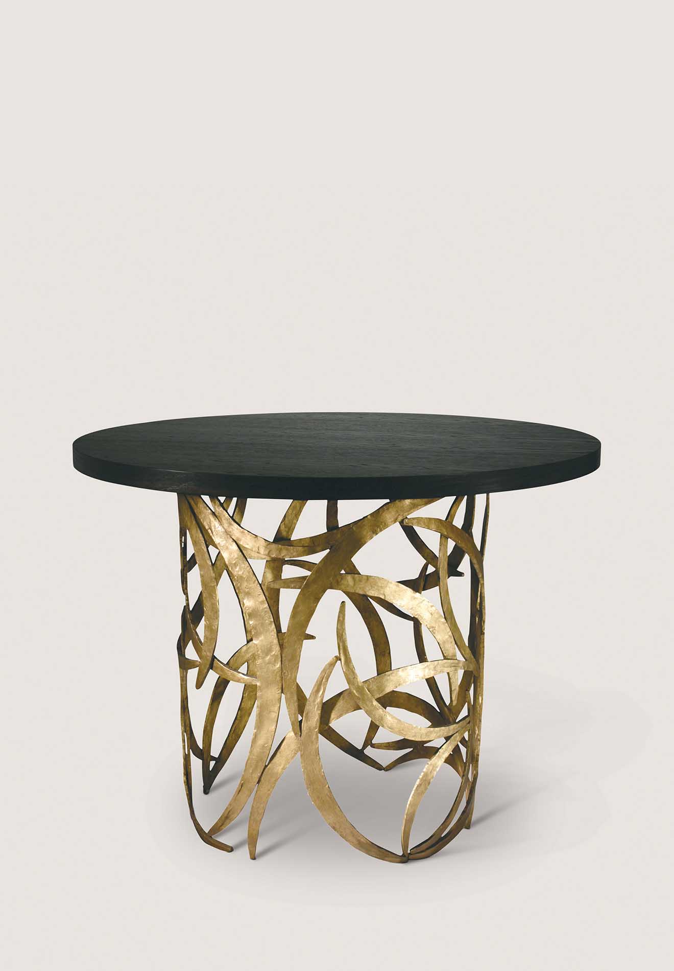 French Brass shown with Dark Fumed Oak Top