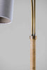Dark Cane with Antiqued Brass