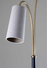 Antique Brass with Black shown with 5" Kelly Empire in Natural Linen with Cream Card lining