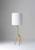 Decayed Gold with 12" Top Hat in Natural Linen with Cream Card lining
